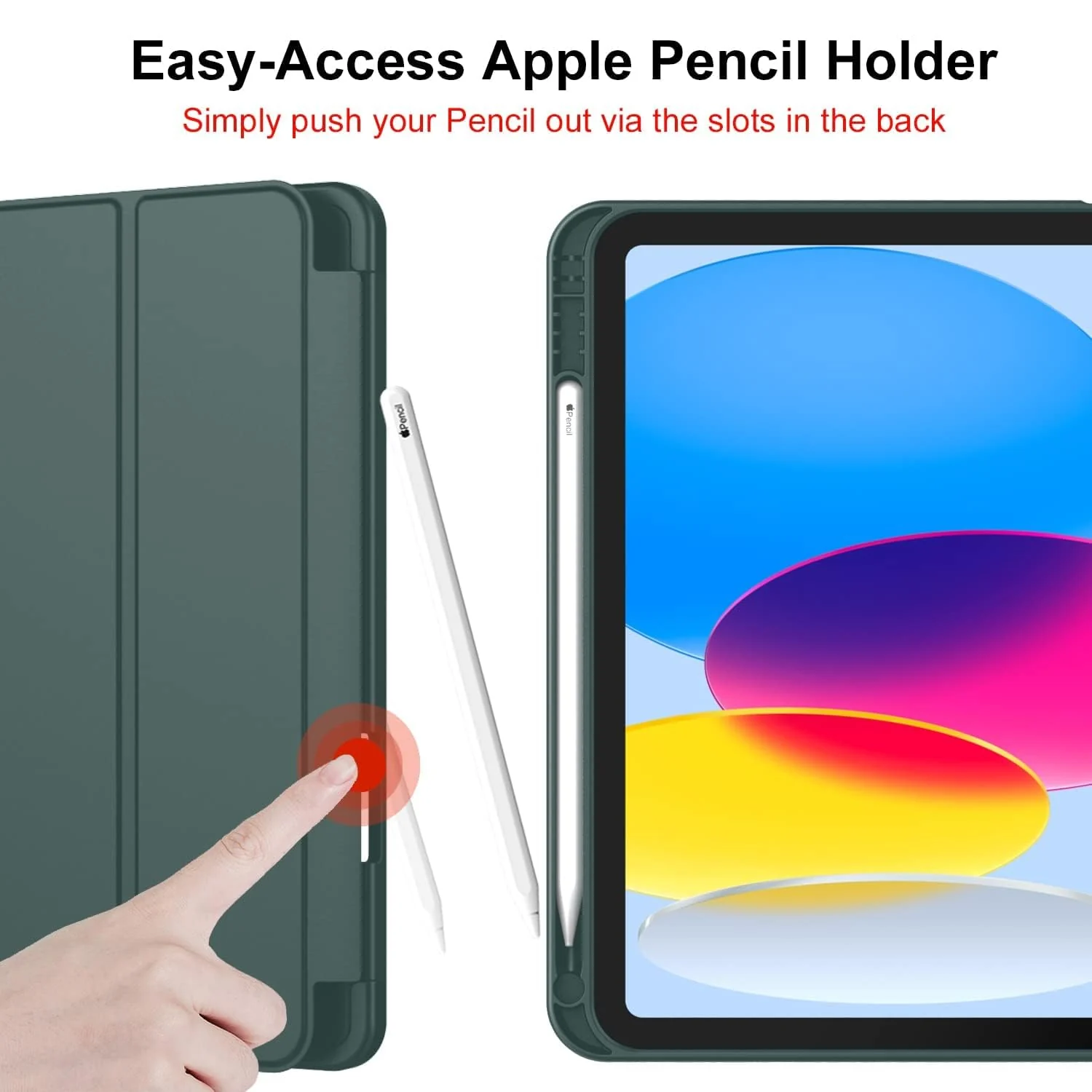 DL3 Mobilak Xiaomi Redmi Pad 2 Pro (2025) Redmi Pad Pro (2024) Case with Pen Holder, Soft TPU Back Trifold Stand Protective Smart Cover Flip, Auto Wake & Sleep - Green