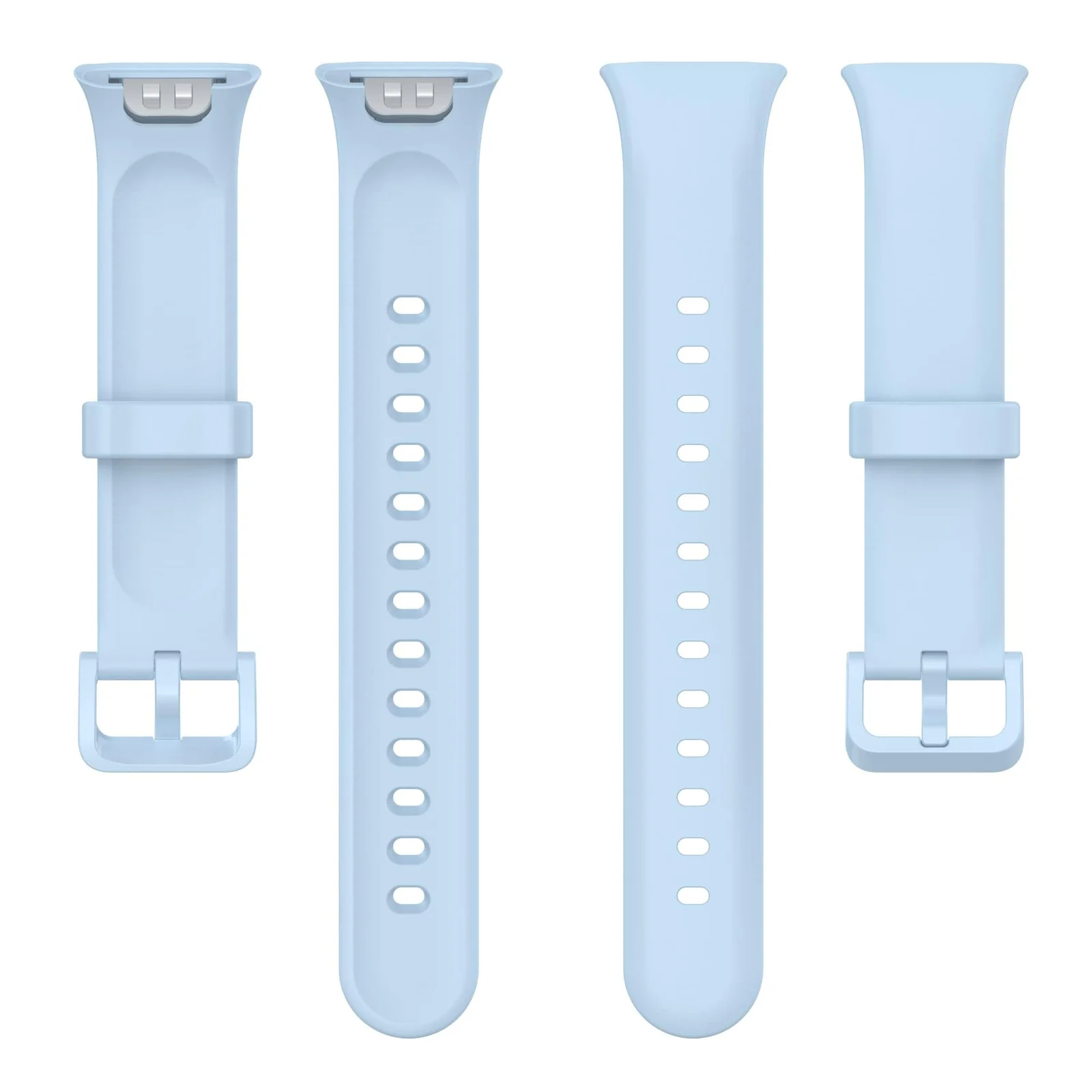 DL3 Mobilak Bands Compatible with Xiaomi Mi Band 7 Pro Watch Replacement Soft Durable Colourful Silicone Watch Band Sports Strap Wristband for Mi Band 7 Pro Smartwatch Accessories - Sky Blue