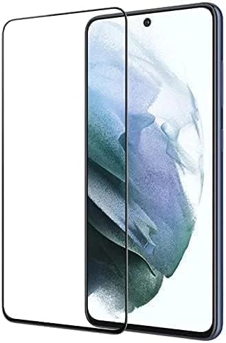 DL3 Mobilak 5D Full Glass Screen Protector For Samsung S21 FE 5G Frame Protector - Black
