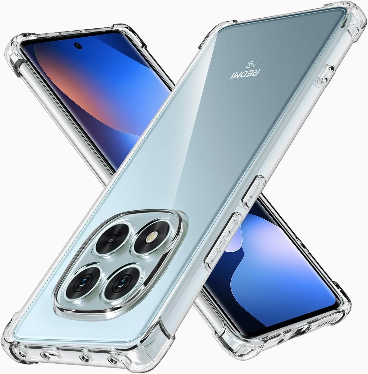 DL3 Mobilak Clear TPU Case for Xiaomi Redmi Note 15 5G, Camera protection, Shock-absorbing protection, Scratch-resistant surface - Clear