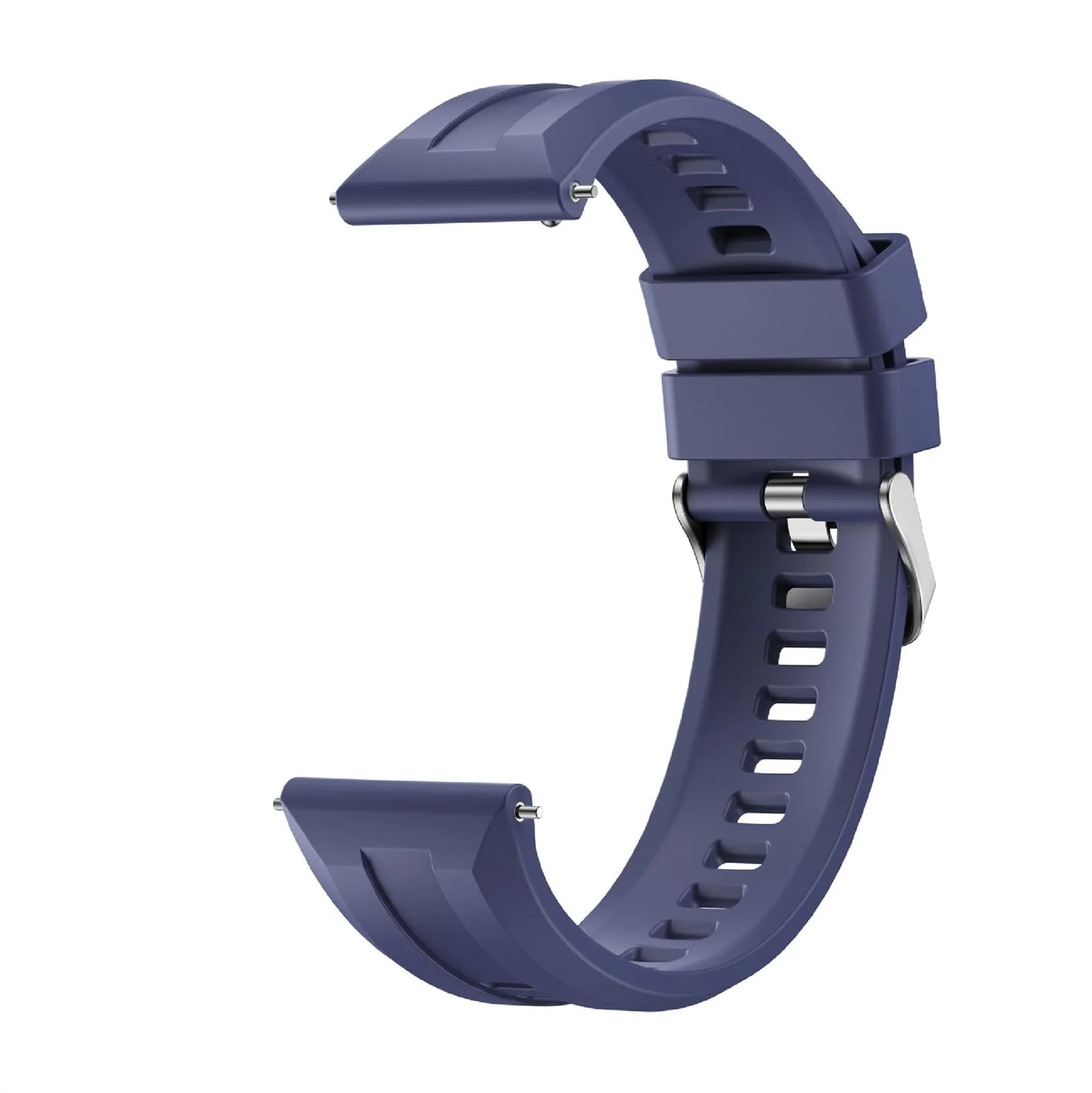 DL3 Mobilak Silicone Straps Compatible with Huawei GT 5 Pro 46 mm / GT5 46 mm / GT4 46mm Sports Wristbands Replacement Waterproof Silicone Strap, 22mm - Blue