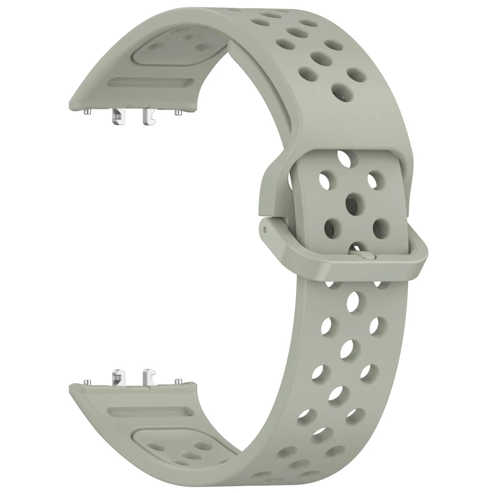 DL3 Mobilak Strap for Samsung Galaxy Fit 3 SM-R390, Women Men Armband, Two Colours Silicone Adjustable Replacement Soft Strap for Samsung Galaxy Fit 3 SM-R390 Fitness Tracker - Light Green