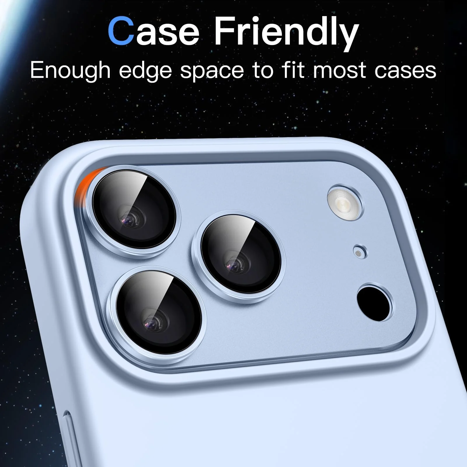 DL3 MOBILAK Full Camera Lens Protector for Apple iPhone 18 Pro Max - Glacier
