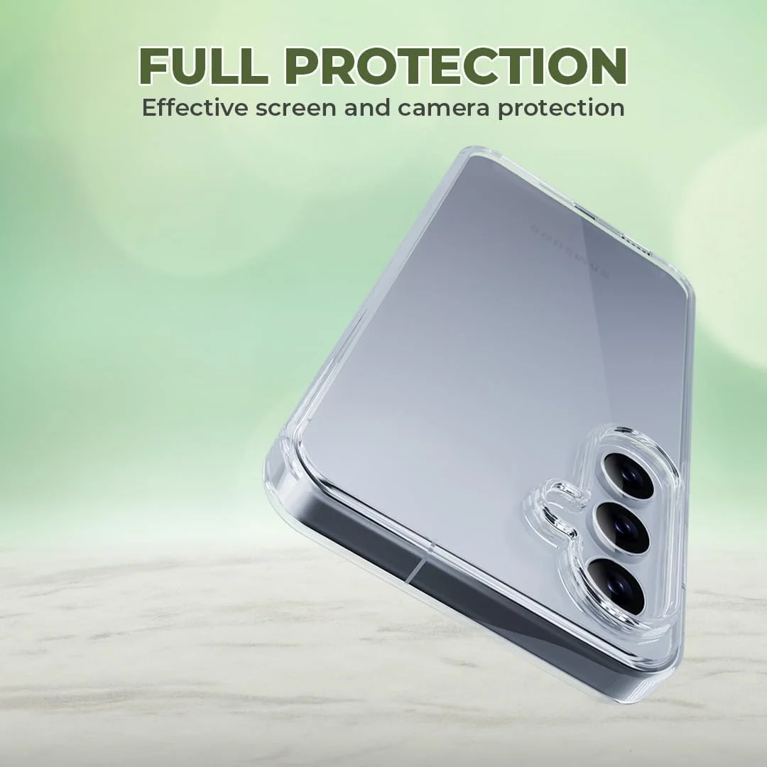 DL3 Mobilak Case Compatible with amsung Galaxy S25+ Plus 5G Case Crystal Soft TPU Gel Case Flexible Silicone Anti-Scratch TPU Cover - Clear