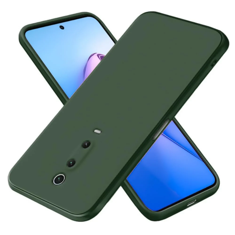 Dl3 Mobilak Compatible with Xiaomi Mi 9T/Mi 9T Pro/Redmi K20/K20 Pro Case, Liquid Silicone Case, Full Body Camera Protective Cover, Shockproof, Slim Phone Case, Soft Microfiber Lining - Black