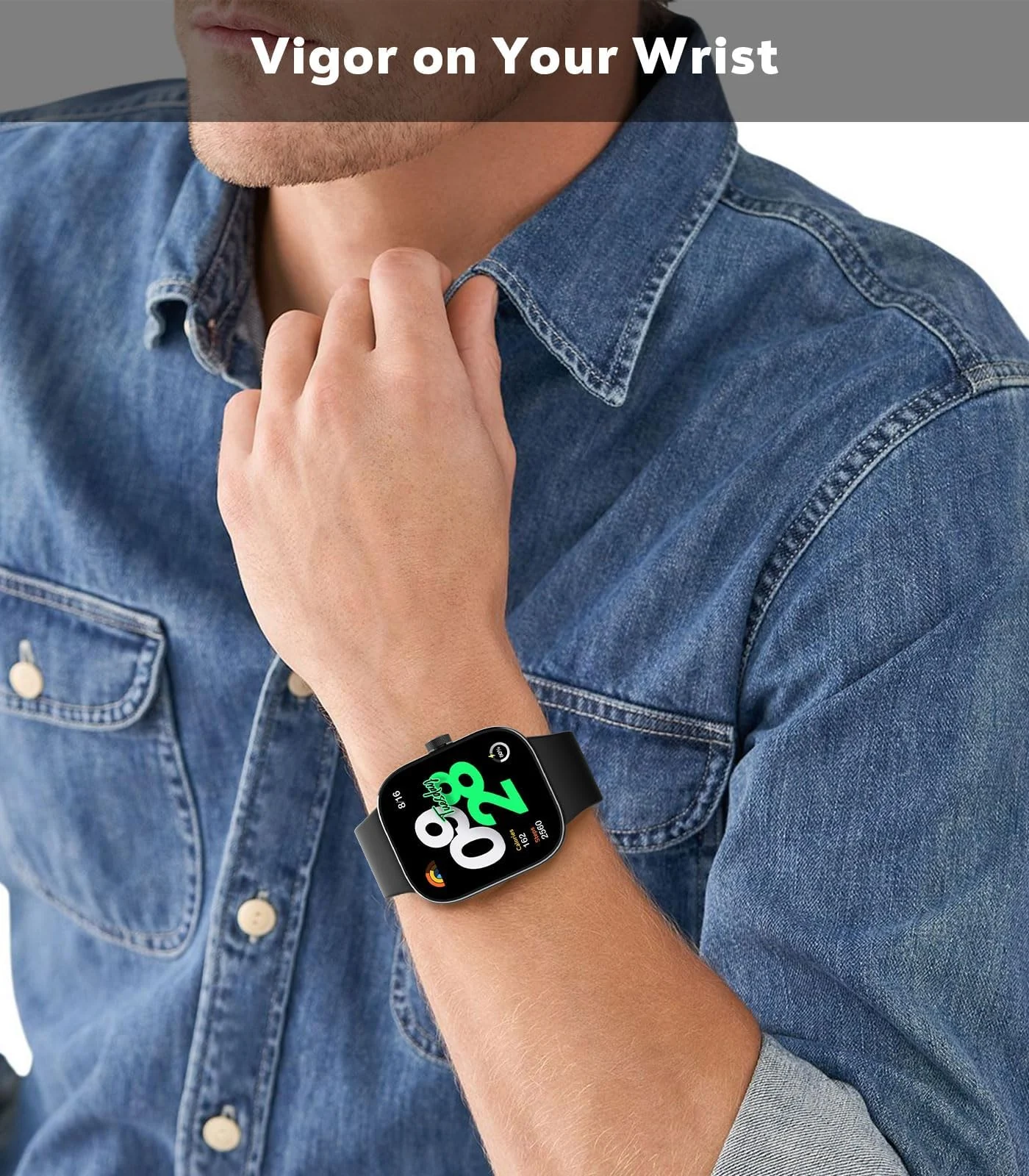 DL3 Mobilak Strap Compatible with Redmi Watch 4 / Redmi Watch 5 / Xiaomi Smart Band 8 Pro/Xiaomi Smart Band 9 Pro, Women Men Bracelet, Adjustable Replacement Armband Silicone Strap - Black