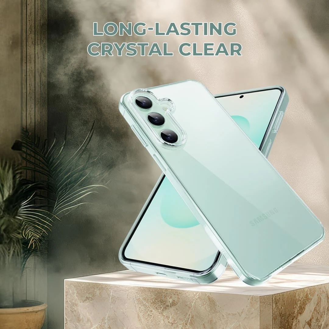 DL3 Mobilak Case Compatible with Samsung Galaxy S25 5G / Samsung S24 Case Crystal Soft TPU Gel Case Flexible Silicone Anti-Scratch TPU Cover - Clear
