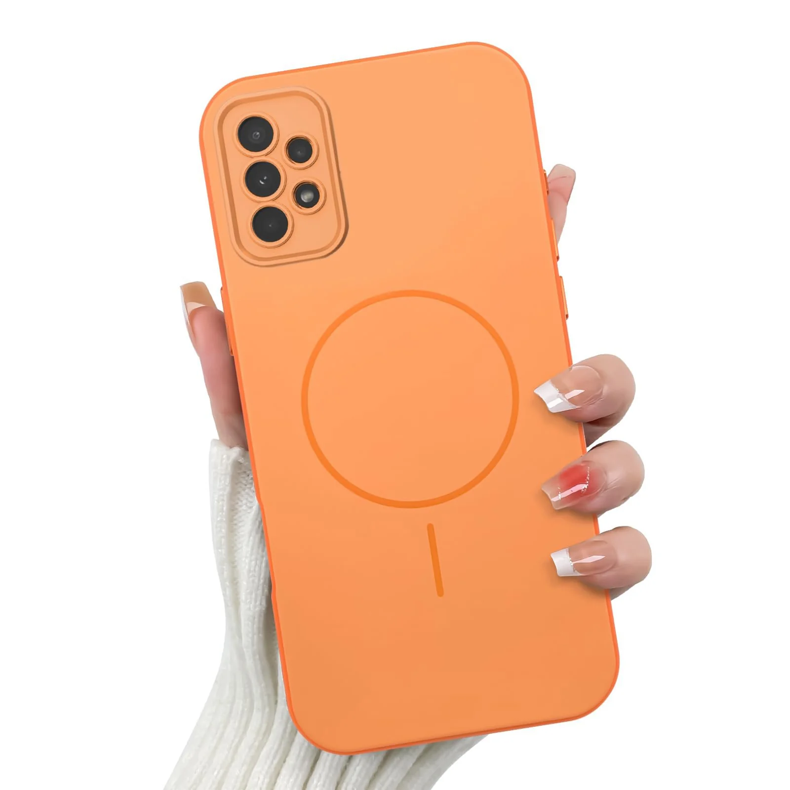 DL3 Mobilak Case For Samsung Galaxy A25 5G Slim Design [Not Compatible with MagSafe] Soft Silicone Case Flexible TPU Anti-Scratch Protective Cover with Full Camera Protection