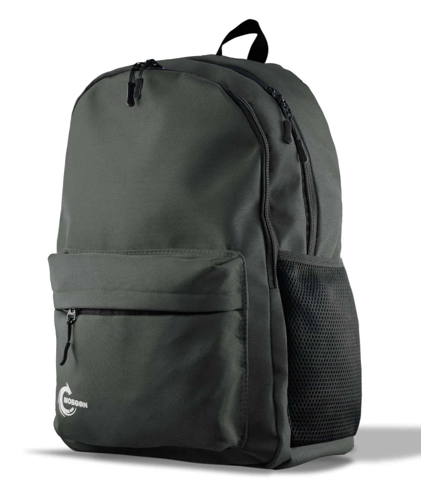 Mobigon Backpack for Student, School Bag, Large Capacity Backpack, Aesthetic Bookbag, Fashion Simple Casual Daypacks for Men Women, For School Shopping Travel Sports Vacation - Dark Green