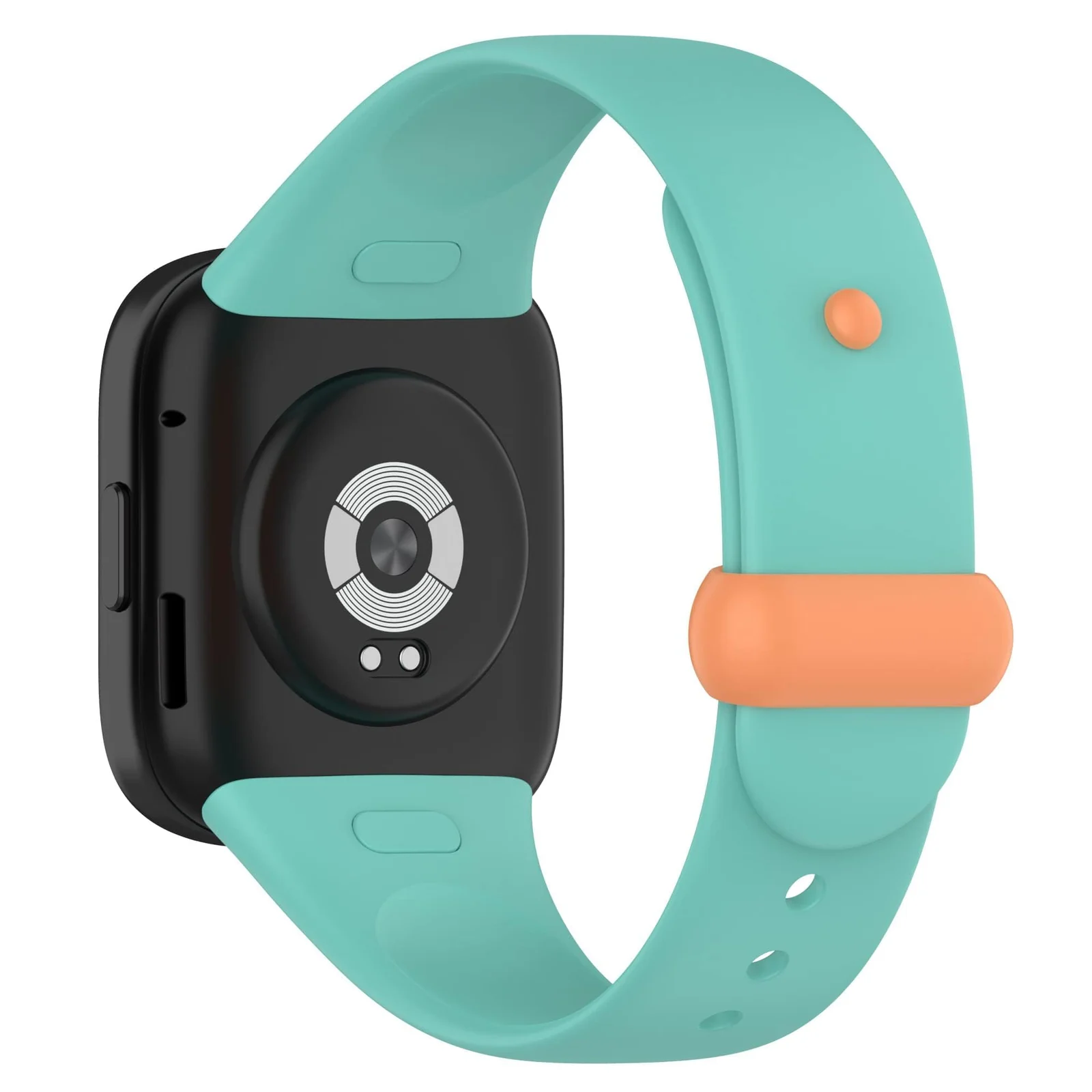 DL3 Mobilak Strap for Xiaomi Redmi Watch 3 Only, Soft Silicone Watch Band with Secure Buckle, Sport Replacement Wristband Bracelet Strap for Men & Women - Teal Green