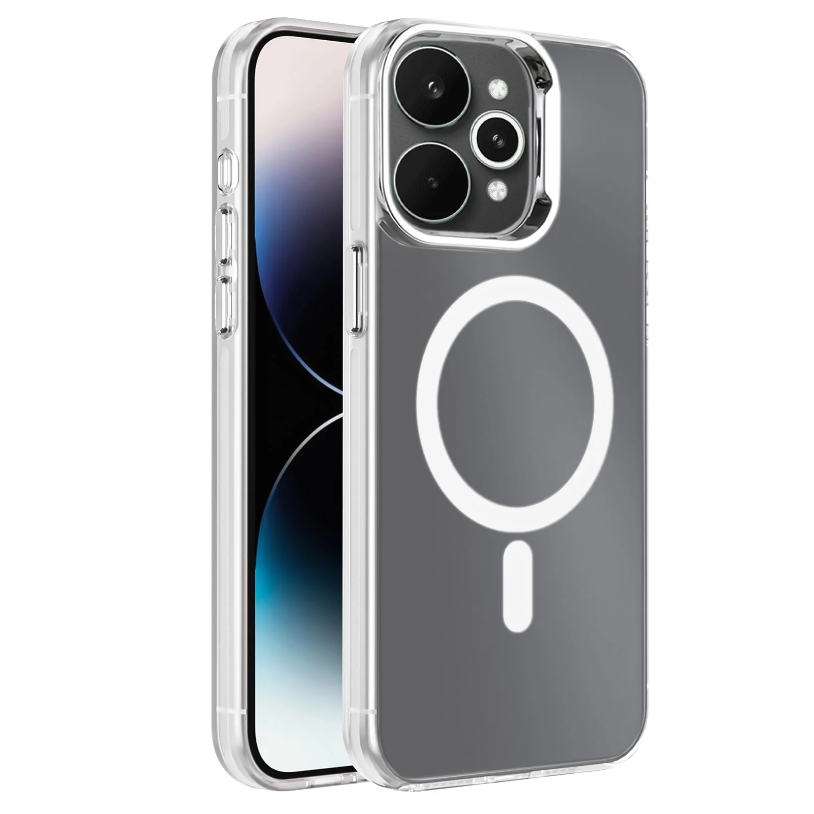 DL3 Mobilak Case For realme 15 5G / realme 15 Pro 5G Case Crystal [Not Compatible with MagSafe] Soft TPU Gel Case Flexible Silicone Anti-Scratch TPU Cover - Clear