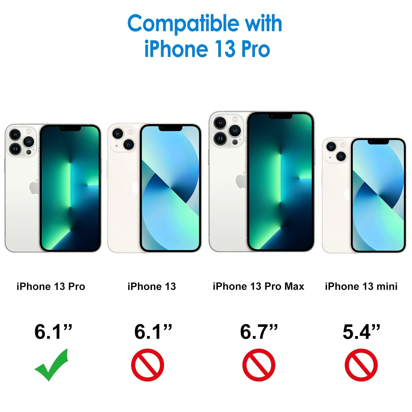 DL3 Mobilak Liquid Silicone Protective Case with Soft Microfiber Lining for iPhone 13 Pro (6.1 Inch) - Baby Blue