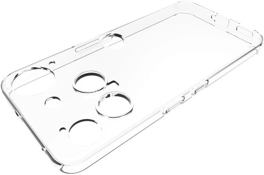 DL3 Mobilak Case Compatible with Nothing Phone 3, Case Crystal Soft TPU Gel Case Flexible Silicone Anti-Scratch Camera Protection TPU Cover - Clear
