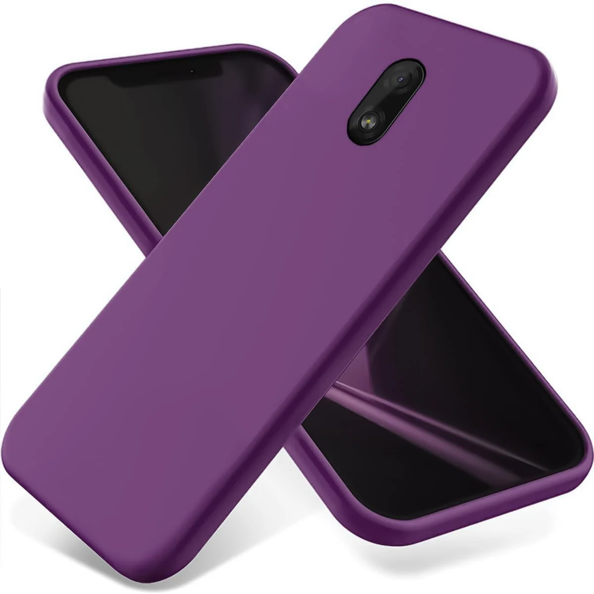 Dl3 Mobilak Nokia C1 Case,Soft Flexible Silicone Gel Rubber Bumper Cover,Full Body Shockproof Protective Phone Case (Lavender)