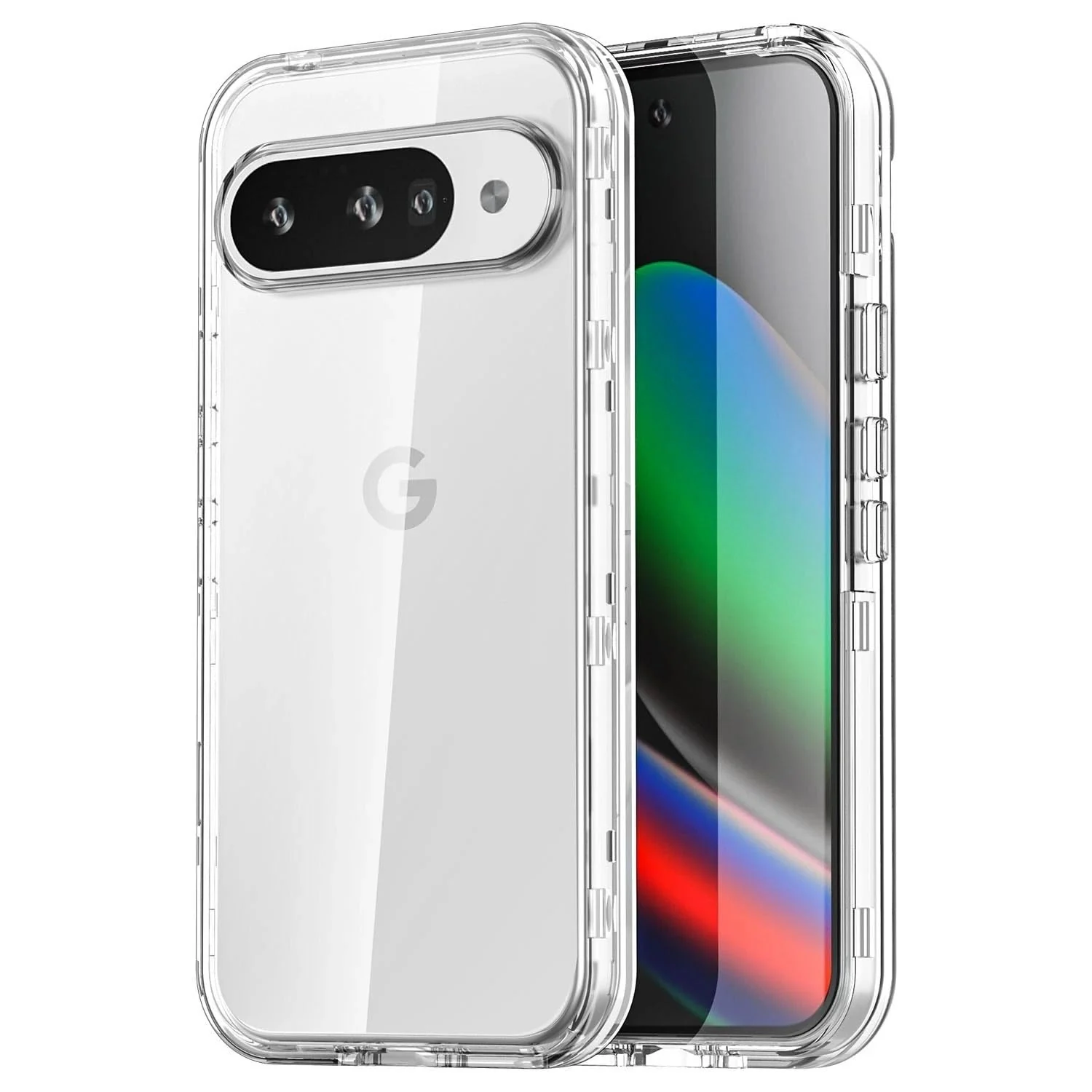 DL3 Mobilak Case Compatible with Google Pixel 10 / Google Pixel 10 Pro Case Crystal Soft TPU Gel Case Flexible Silicone Anti-Scratch Camera Protection TPU Cover - Clear