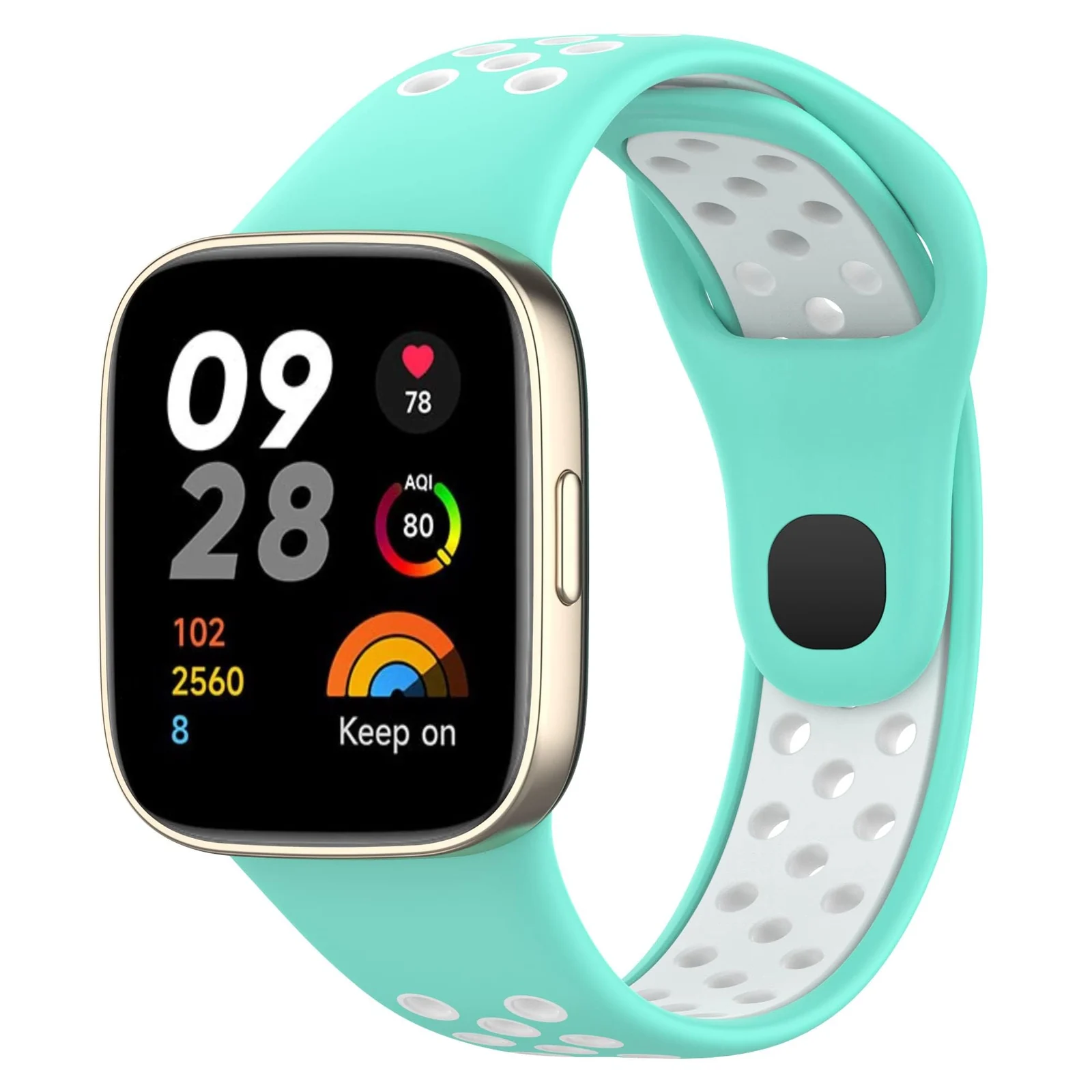 DL3 Mobilak Strap Silicone Compatible With Xiaomi Redmi Watch 3 Active/Redmi Watch 3 Lite, Sport Silicone Watch Band Wrist Strap, Bracelet Wristband Wrist Strap