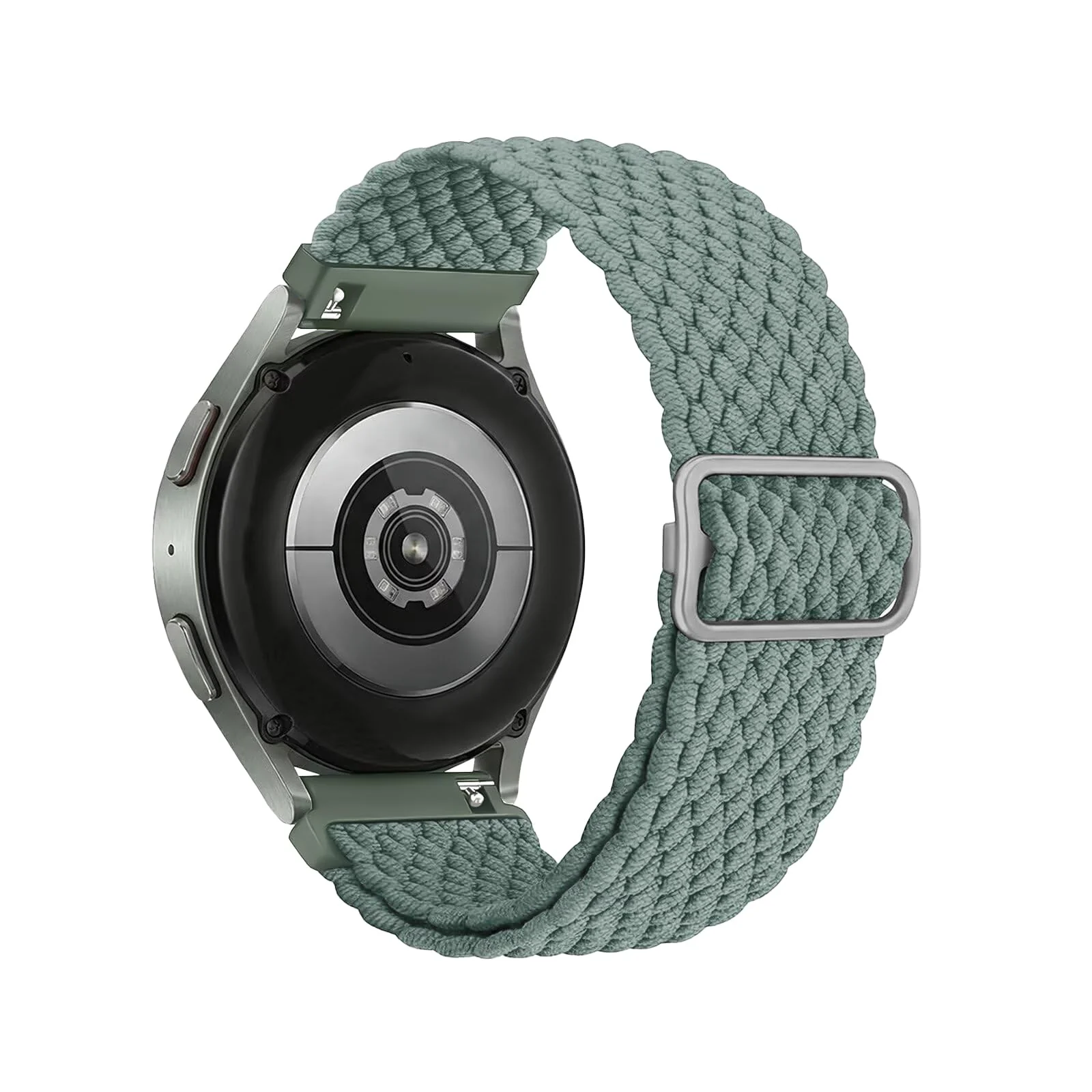 DL3 Mobilak 22mm Stretchy Nylon Strap For Xiaomi Redmi Watch 5 Active/5 Lite/Samsung Galaxy Watch 46mm/Watch 3 45mm/Gear S3/Huawei watch (GT6 GT5 GT4 GT3 GT2 GT 46MM)/GT2E/GT 6 Pro/Amazfit GTR4, Braided Band - Green