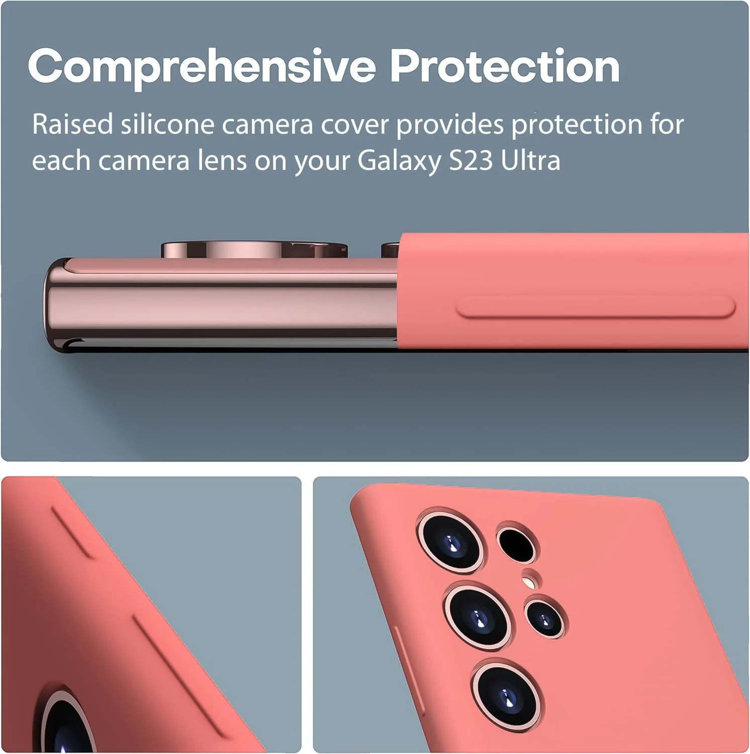 DL3 Mobilak Magnetic Car-Mount Case for Samsung Galaxy S24 Ultra with Built-In Kickstand and Ring Holder - Hot Pink