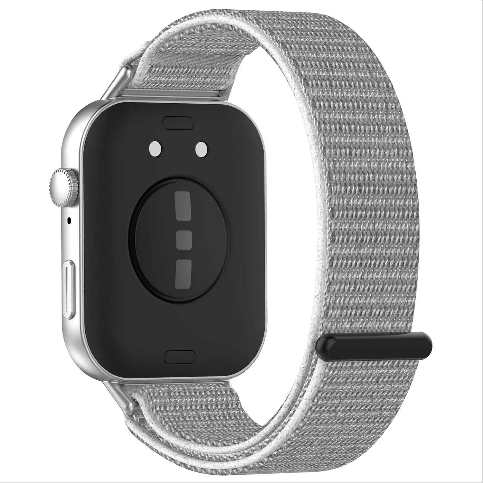 DL3 MOBILAK Nylon Strap for Huawei Watch Fit 5 / Fit 5 Pro / Fit4 / 4 Pro/Fit 3 Band, Men and Women Breathable Elastic Bracelet, Adjustable Straps Replacement Band Sport Watchband - Gray