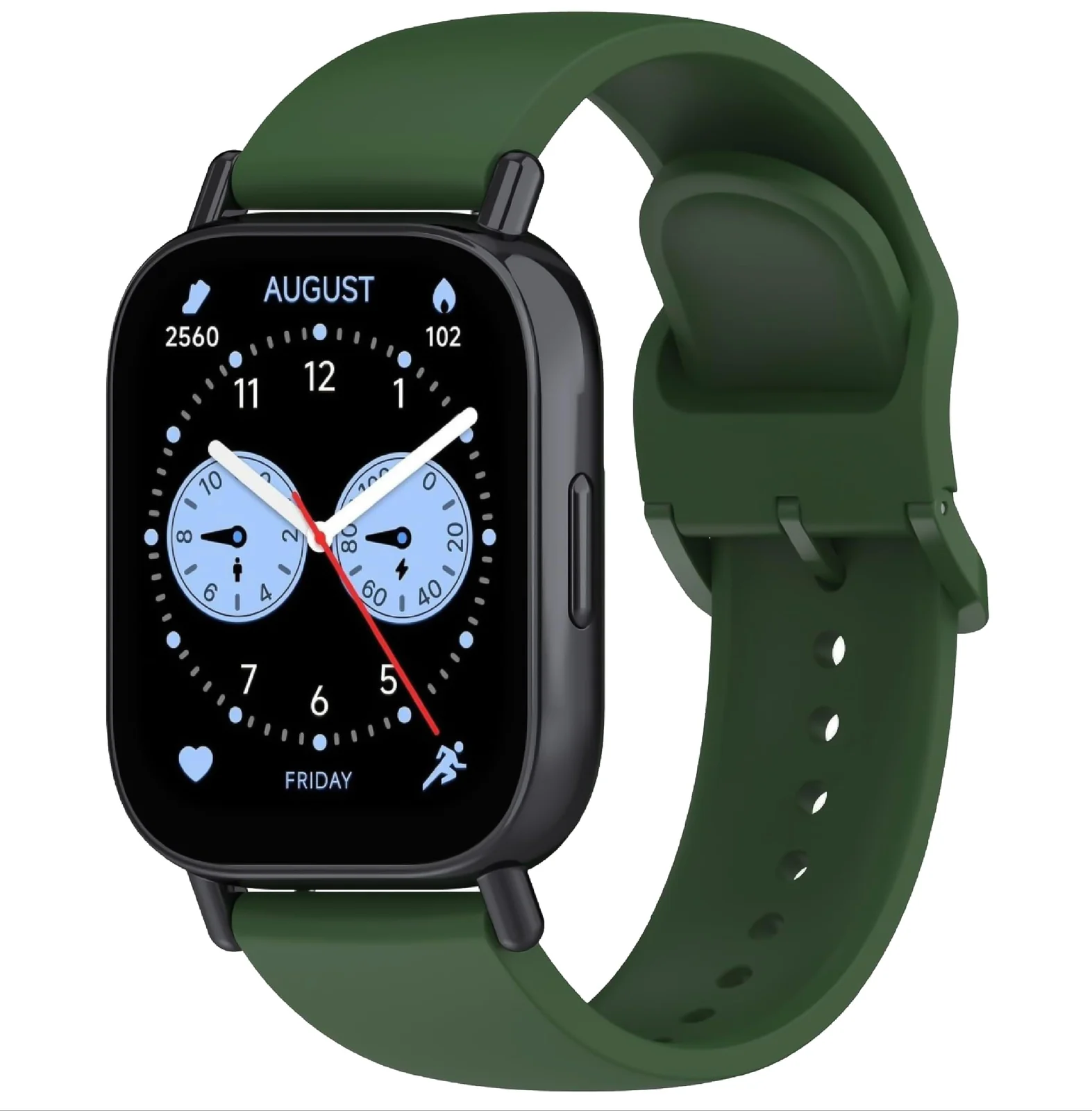 DL3 Mobilak Straps Compatible with Xiaomi Redmi Watch 5 Active/Redmi Watch 5 Lite Bracelet, 22mm Soft Silicone Replacement Band Sports Strap Wristbands [Wear-resistant] [breathable] - Army Green