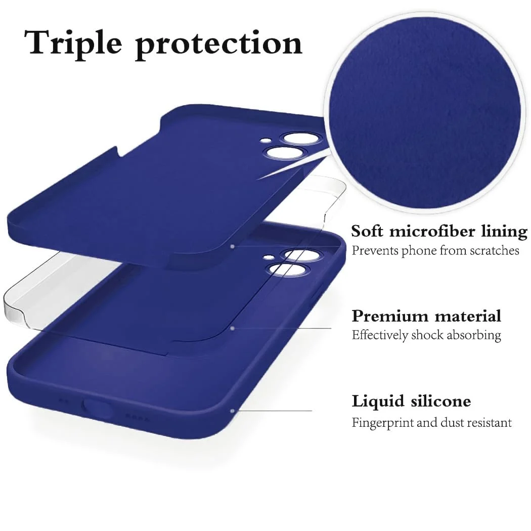 DL3 Mobilak Silicone Protective Case for realme 10 pro plus, Shock-absorbing protection, Scratch-resistant surface, Soft microfiber lining - Pepsi
