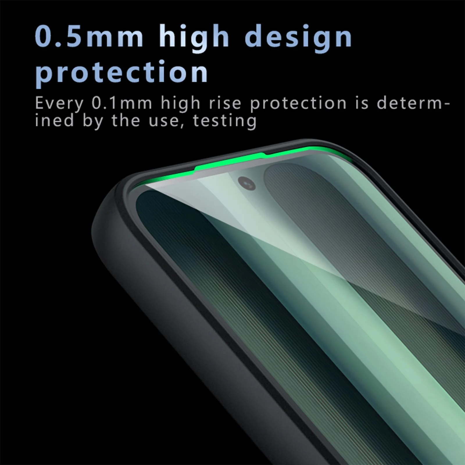 DL3 Mobilak Clear TPU Case for Xiaomi Redmi 13 4G / Redmi Note 13R 5G / Poco M6 4G, Camera protection, Shock-absorbing protection, Scratch-resistant surface - Black