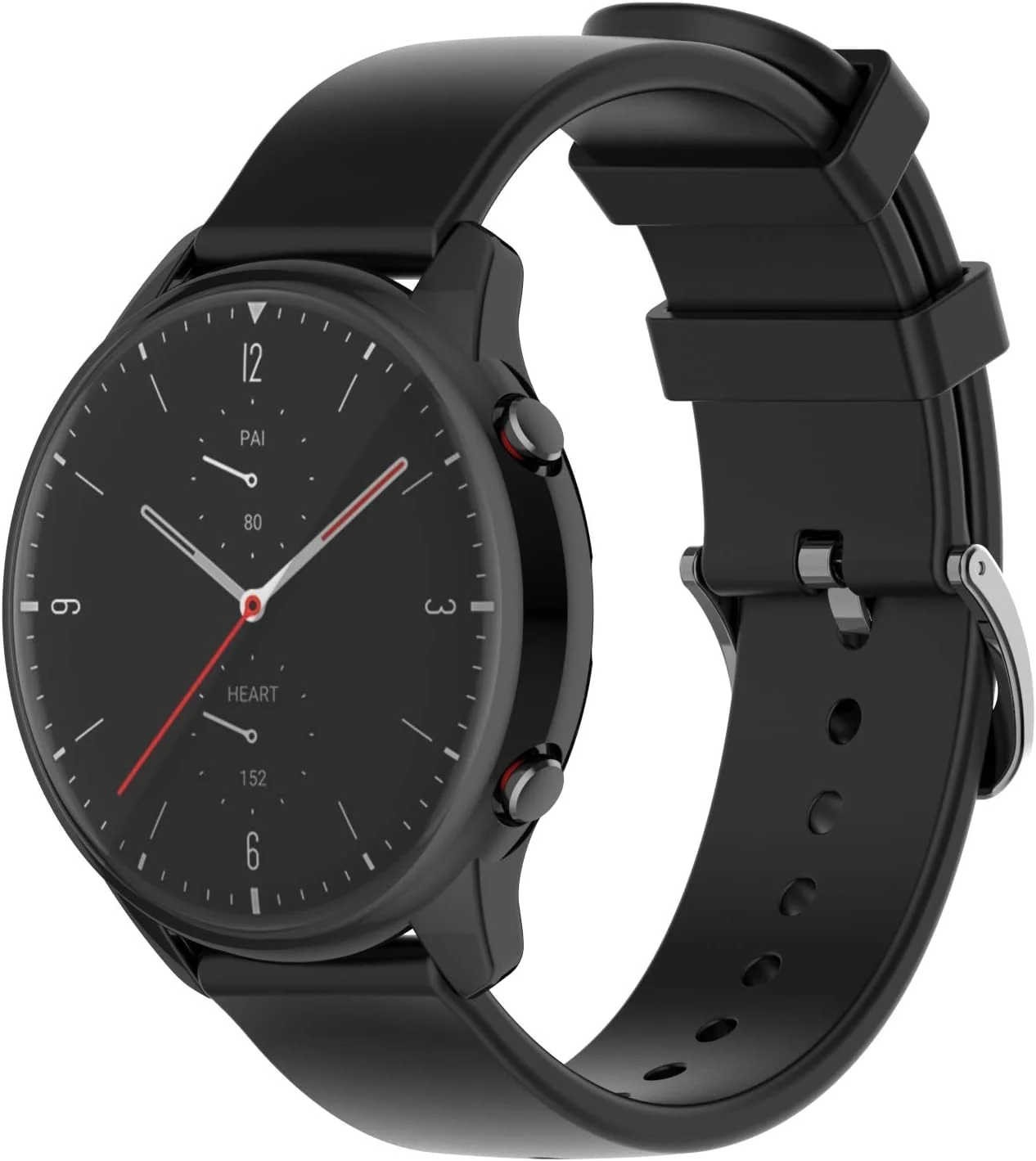 DL3 Mobilak Case Compatible with Amazfit GTR 2 & GTR 2e Case All-Around Screen Protector Watch Soft TPU Shockproof Cover Slim Guard Thin Bumper Shell Protector - Black