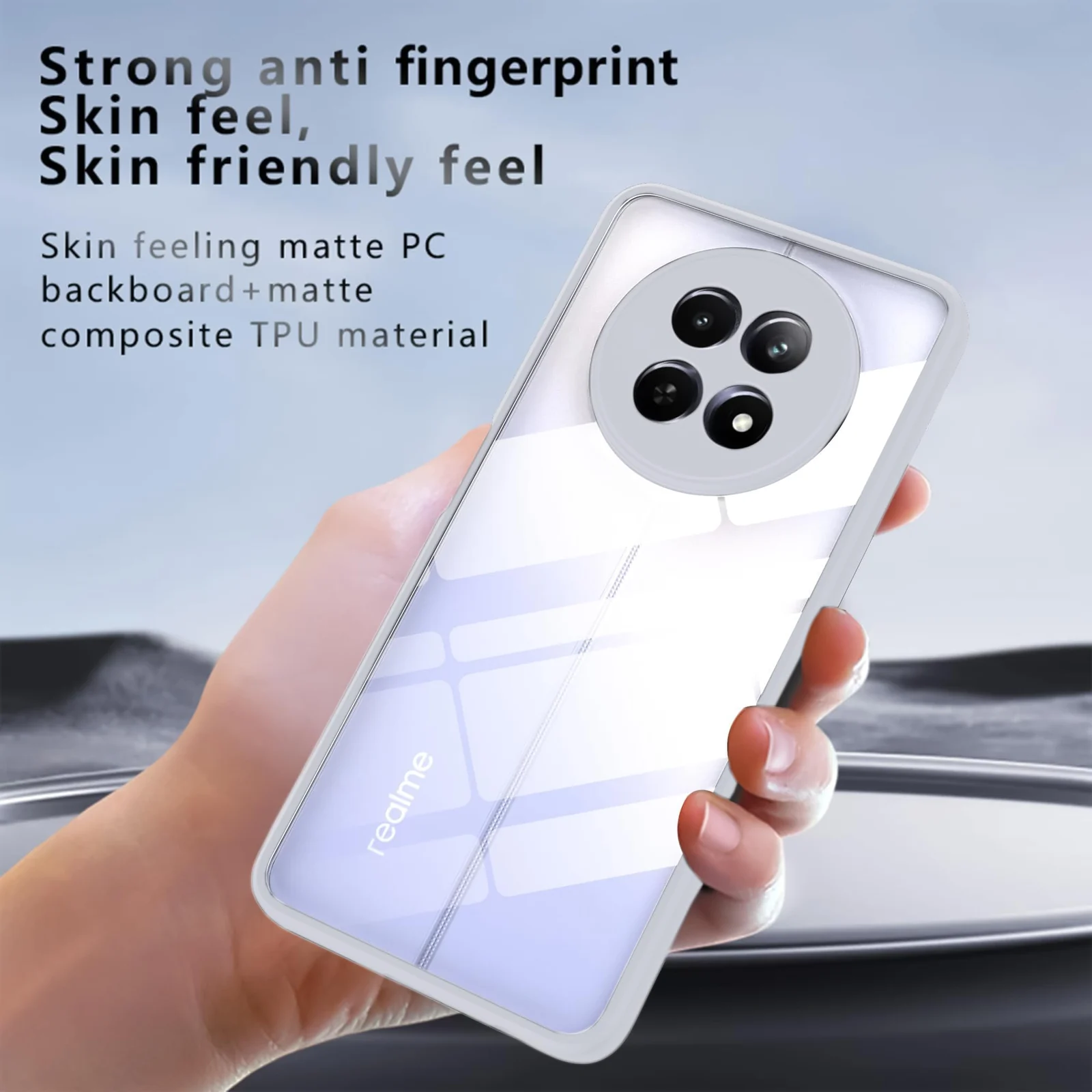 DL3 Mobilak Clear Protective Case for Xiaomi Redmi 14C 4G / Poco C75 - Gray