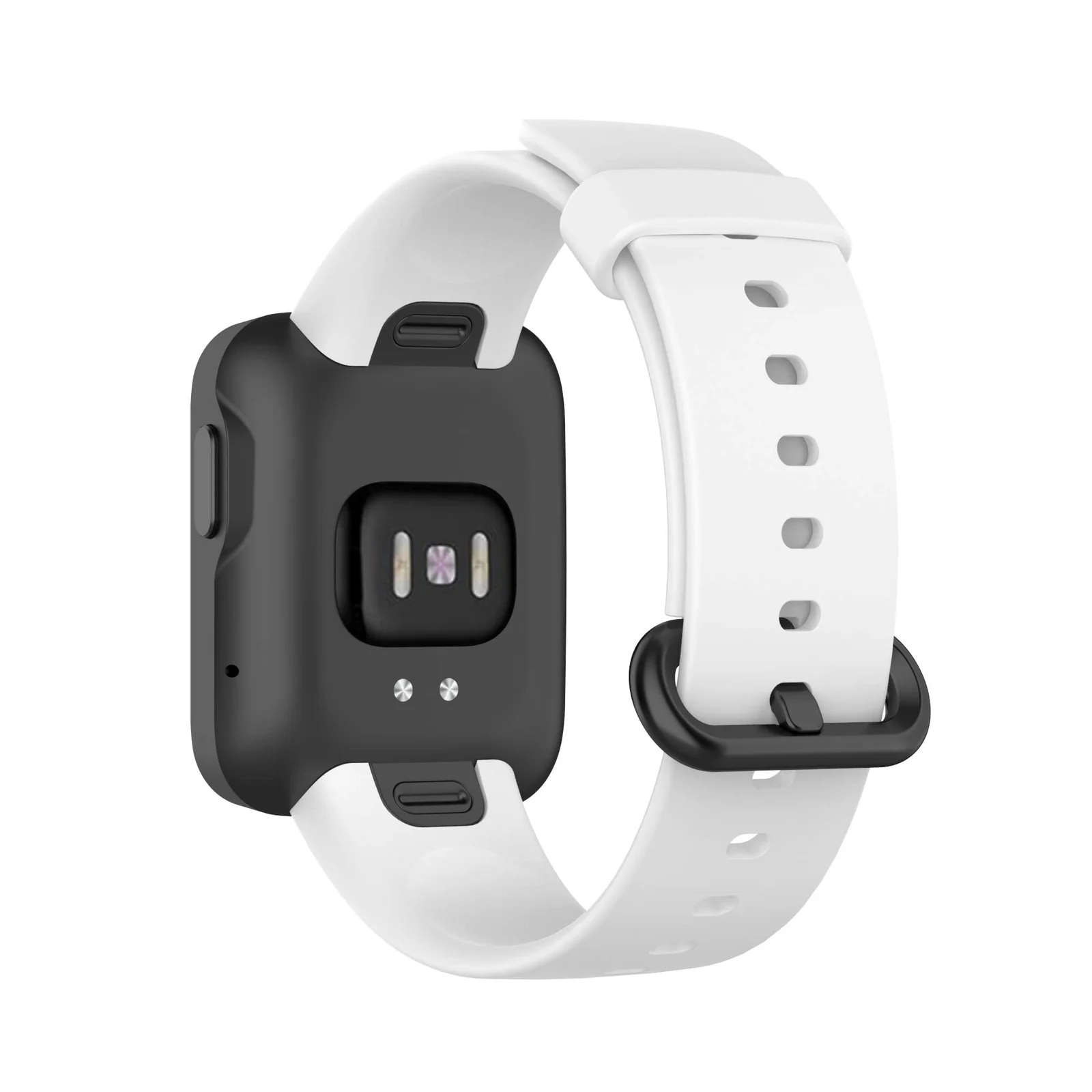 DL3 Mobilak Smart Watch Strap for Xiaomi Mi Watch Lite, Sport Silicone Watch Band Wrist Strap, Replacement Bracelet Wristband Wrist Strap for Xiaomi Mi Watch Lite/Redmi Watch Accessories - White