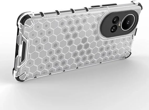 DL3 Mobilak Clear PC and TPU Protective Case for OPPO Reno 10 5G / Reno 10 Pro 5G with Shockproof Design - Black
