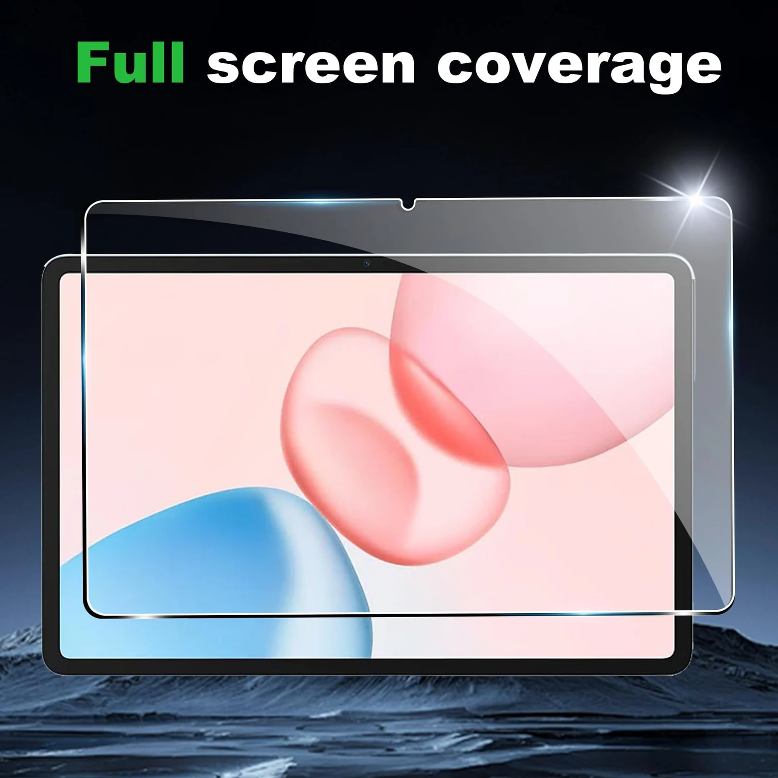 DL3 Mobilak Screen Protector For Honor Pad 10 12.1 Inch 2025 / Honor Pad 9 12.1 Inch 2024 Tempered Glass Film [HD Crystal ] [Easy Installation] [Scratch Resistant] [9H Hardness] - Clear