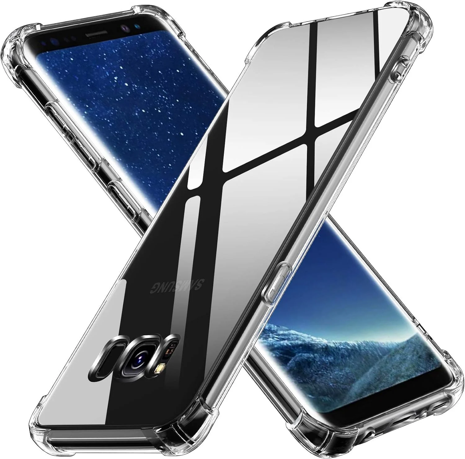 DL3 MOBILAK Clear Soft TPU Phone Case for Samsung Galaxy S8 - Clear