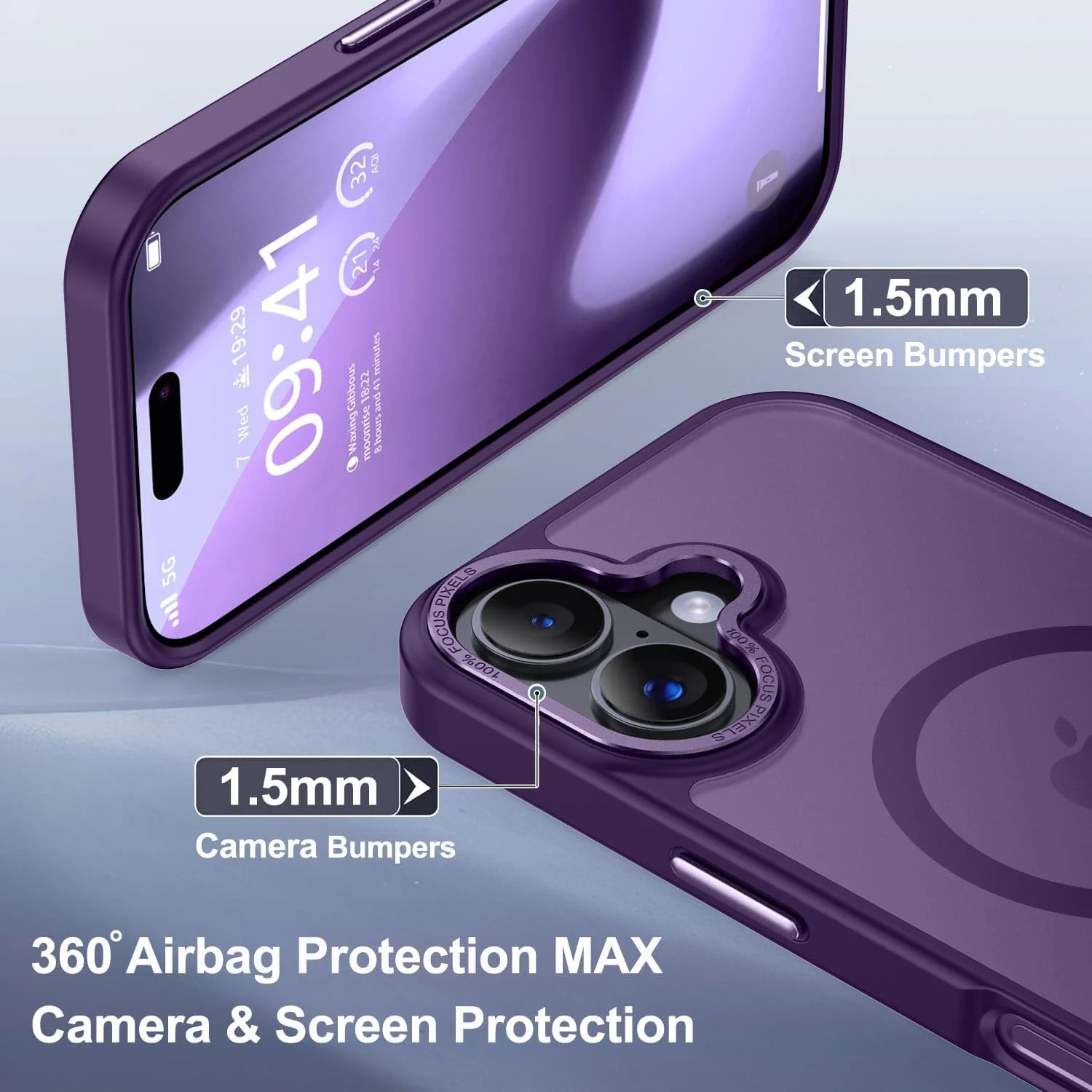 DL3 MOBILAK Protective Phone Case for Apple iPhone 17 - Purple