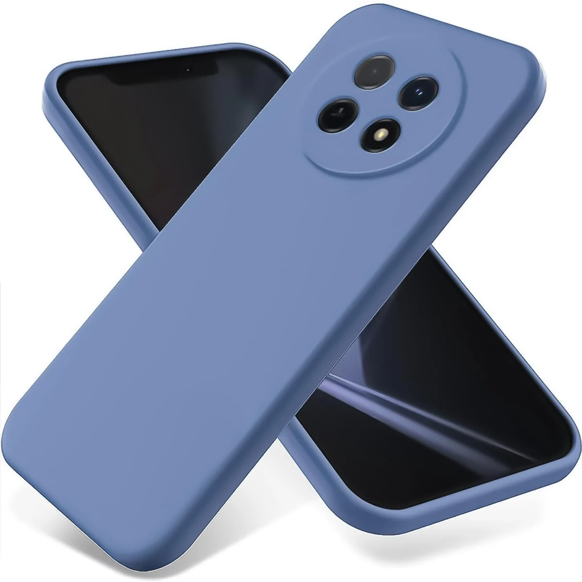 DL3 Mobilak Soft Silicone Protective Case for Huawei Nova Y91 4G / Huawei Enjoy 60X 4G with Microfiber Lining and Shockproof Design - Lavender