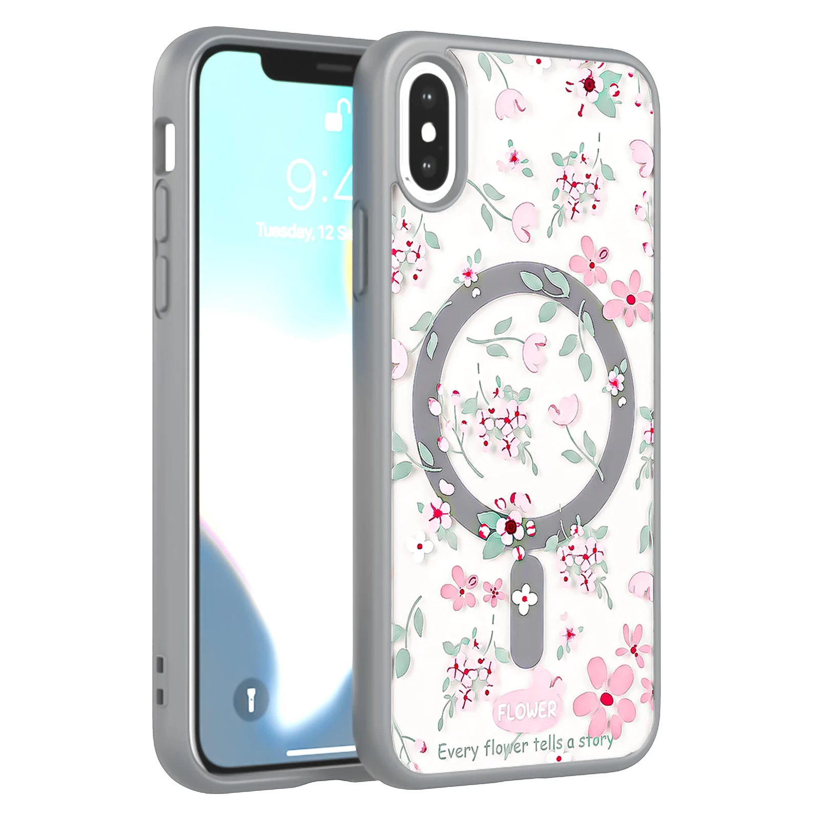 iPhone X / iphone XS — DL3 MOBILAK Clear Three-Layer Protective Phone Case for Apple iPhone X and iPhone XS