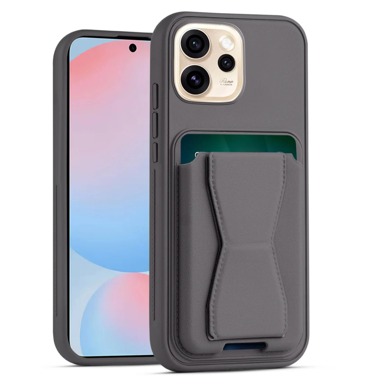 DL3 Mobilak Leather Wallet Case with Card Slot for OPPO Reno15 Pro Max with Camera Protection and Shockproof Design