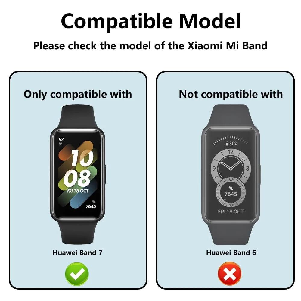 DL3 Mobilak Strap for Huawei Band 7/ Honor Band 7, Metal Woven Stainless Steel Magnetic Replacement Strap, Classic Adjustable Watch Strap Compatible with Huawei Watch Band 7 Bracelets - Silver