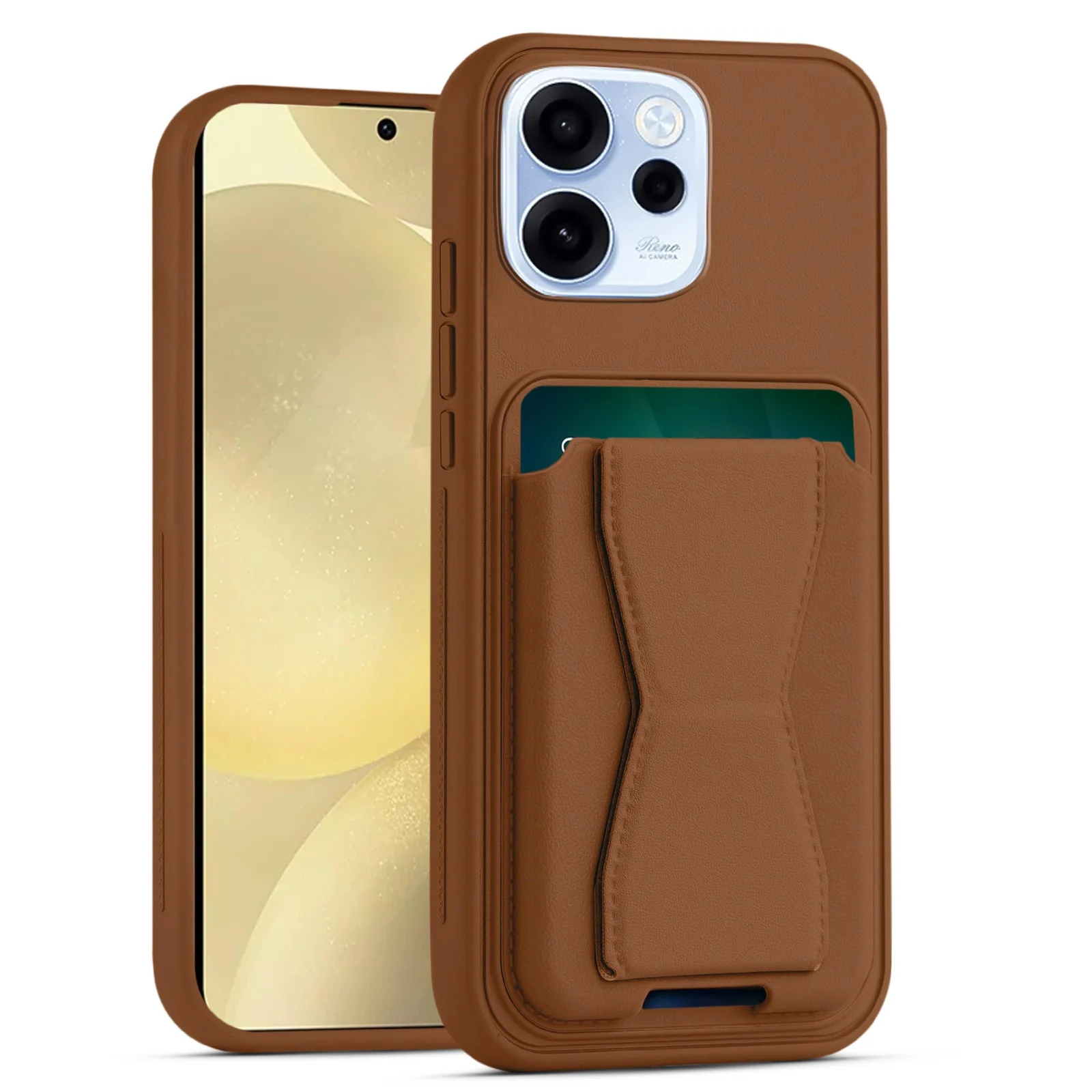 DL3 Mobilak Leather Wallet Case for OPPO Reno 15 Pro 5G (Reno15 Pro), Camera protection, Shock-absorbing protection, Built-in kickstand