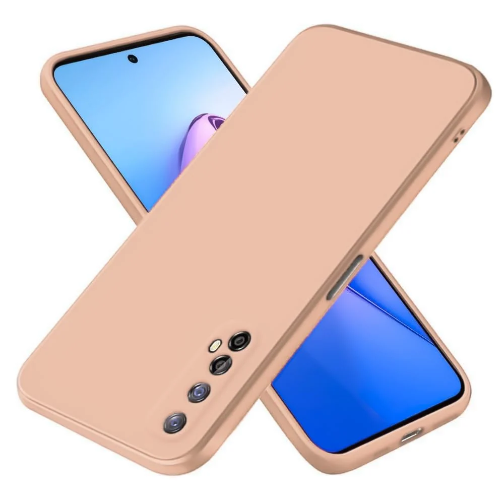Dl3 Mobilak Realme 7 Case, Soft Flexible Liquid Silicone Gel Rubber Bumper Cover, Full Body Shockproof Protective Phone Case (Blue 2)