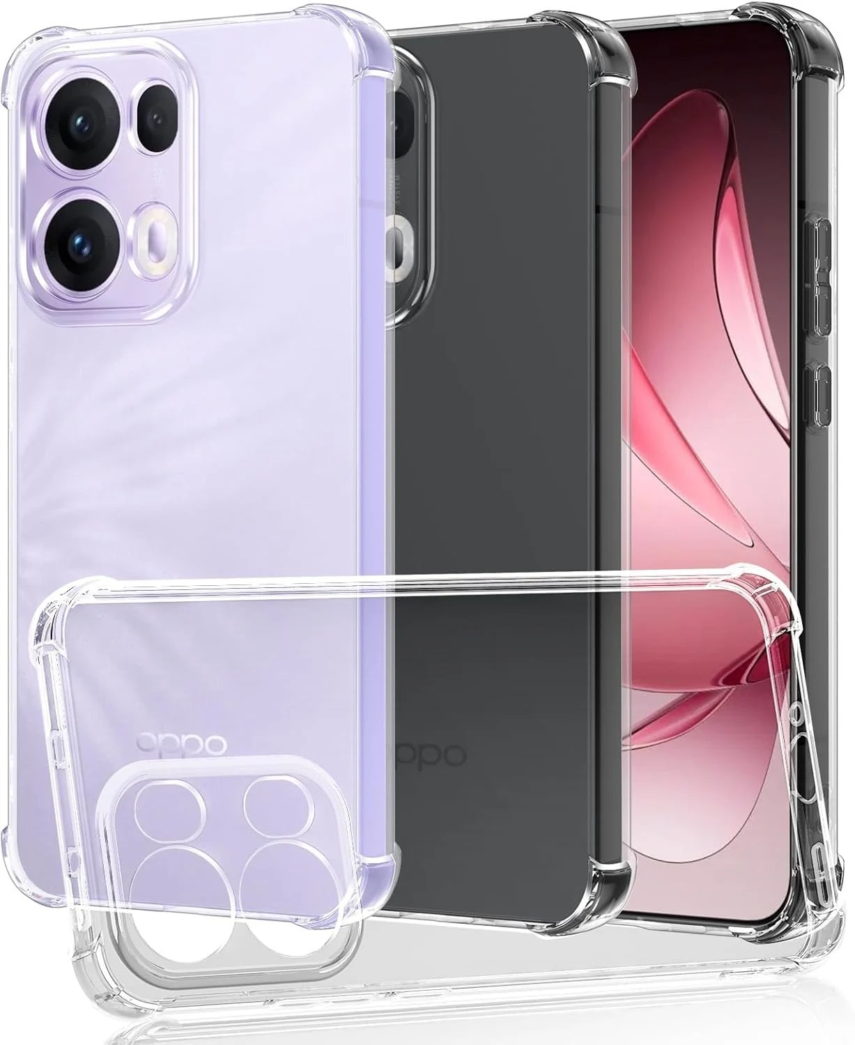 DL3 Mobilak Clear TPU Case for OPPO Reno 13 PRO 5G, Camera protection, Shock-absorbing protection, Scratch-resistant surface - Clear