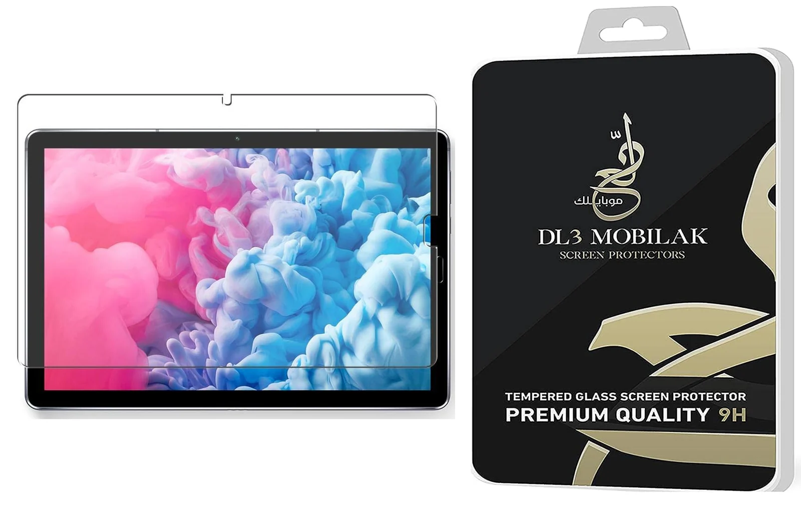 DL3 Mobilak Screen Protector For HUAWEI MatePad 10.8 10.8 Tempered Glass Film [HD Crystal ] [Easy Installation] [Scratch Resistant] [9H Hardness] - Clear
