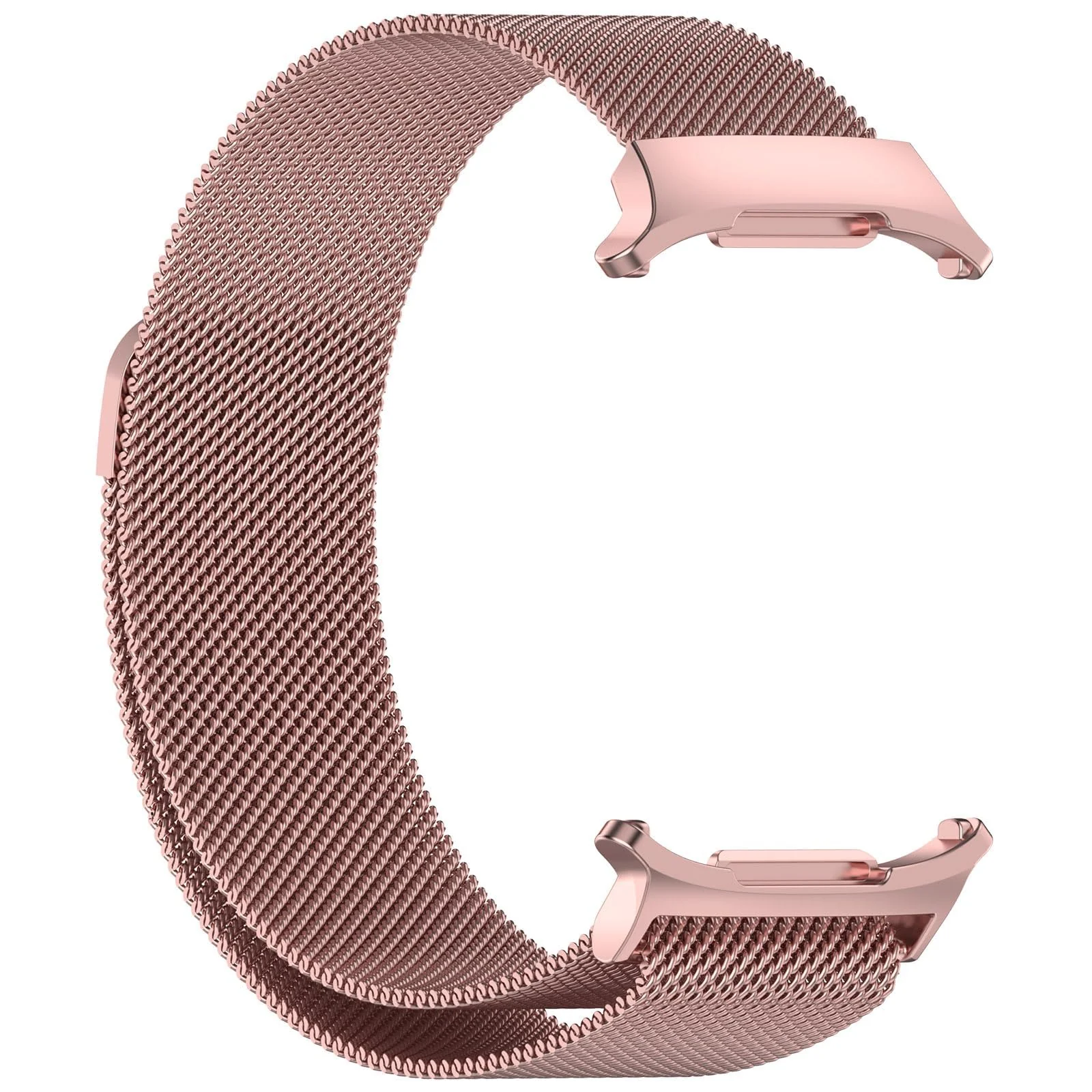 DL3 Mobilak Metal Band Compatible with Samsung Galaxy Watch 7 Ultra Bands 47mm, Stainless Steel Mesh Loop Magnetic Clasp Wristbands Replacement Accessory Women Men for Samsung Watch Ultra Band 47 mm - Rose Gold