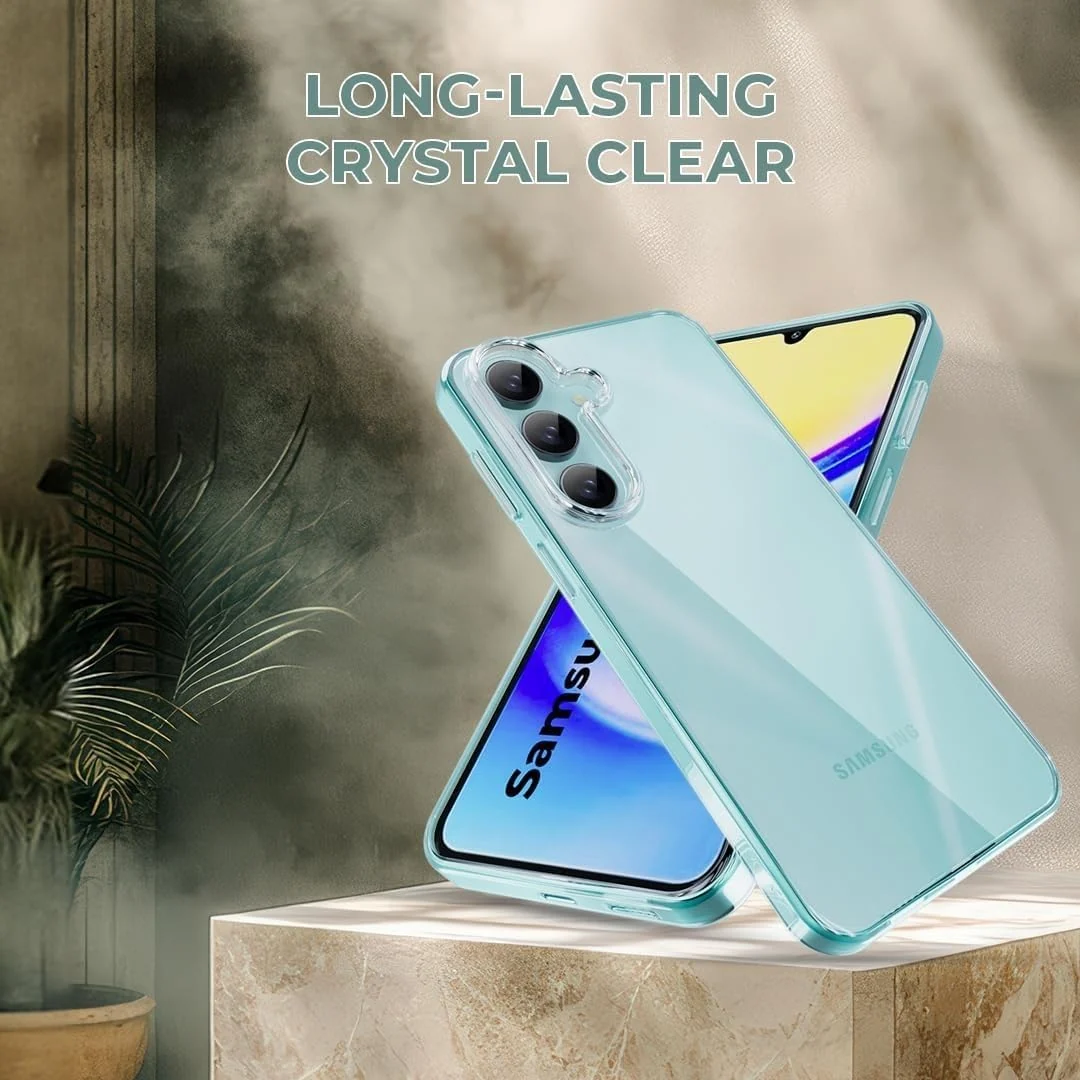 DL3 Mobilak Case Compatible with Samsung Galaxy A16 5G / 4G 6.5-Inch Case Crystal Soft TPU Gel Case Flexible Silicone Anti-Scratch TPU Cover - Clear