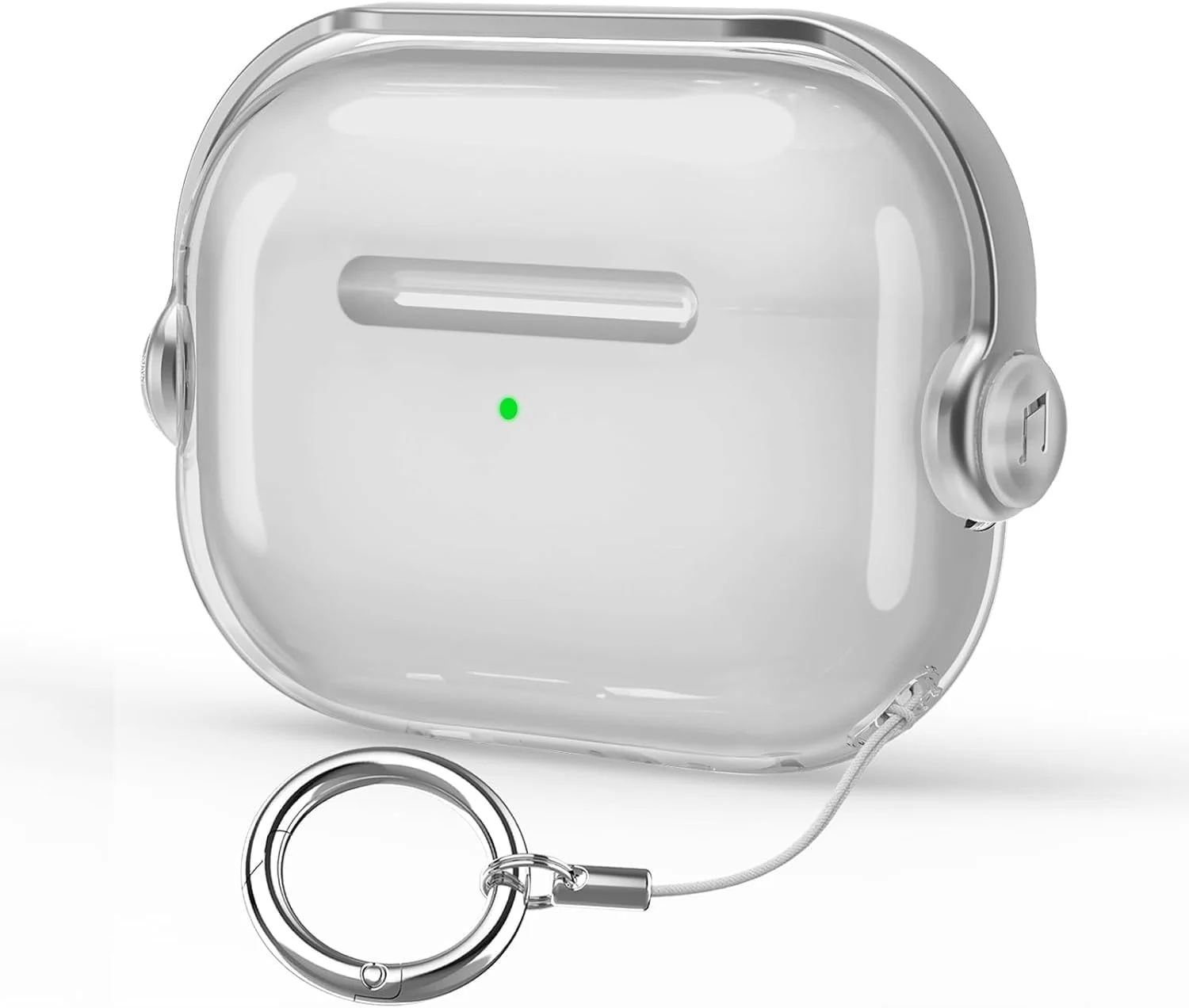 DL3 Mobilak Protective Case for AirPods Pro 3 (2025) [With Closure Lid] [Front LED Visible] [With Wrist Strap] Skin Case Compatible with (2025) AirPods Pro 3