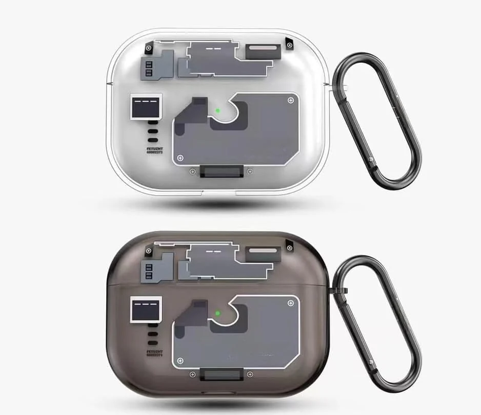 DL3 Mobilak For AirPods Pro Case Cover, Soft Silicone Skin Cover Shock-Absorbing Protective Case with Keychain for Apple Airpod Pro Case 2019 [Front LED Visible] - Zero One
