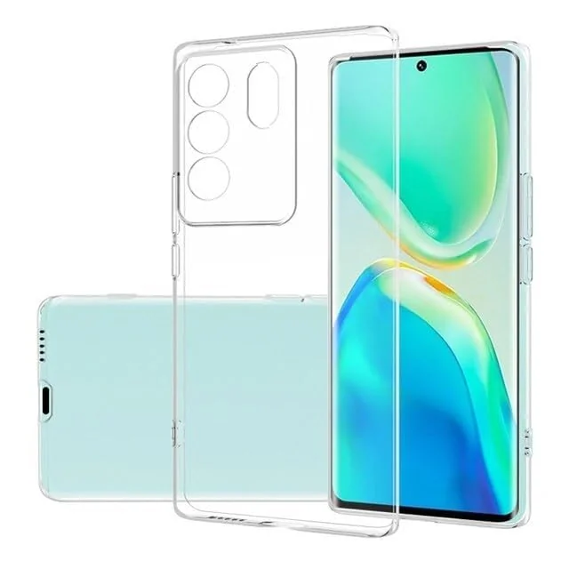 DL3 Mobilak Case Compatible with vivo V29 5G/V29 Pro/S17/S17 PRO Case Crystal Soft TPU Gel Case Flexible Silicone Anti-Scratch Camera Protection TPU Cover - Clear