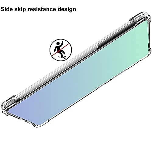 DL3 Mobilak Case Compatible with vivo Y35 4G / vivo Y22s / Y22, Cover Silicone TPU Gorilla Anti-shock Protector Camera Shockproof Corners - Clear