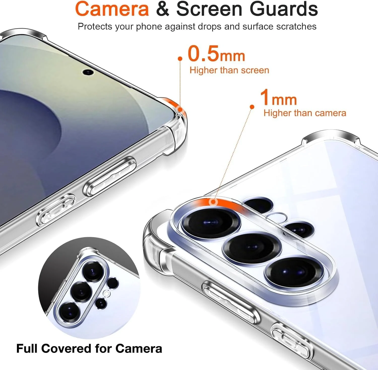 DL3 Mobilak Clear TPU Case for Samsung Galaxy S26 Ultra 5G, Camera protection, Shock-absorbing protection, Scratch-resistant surface - Clear
