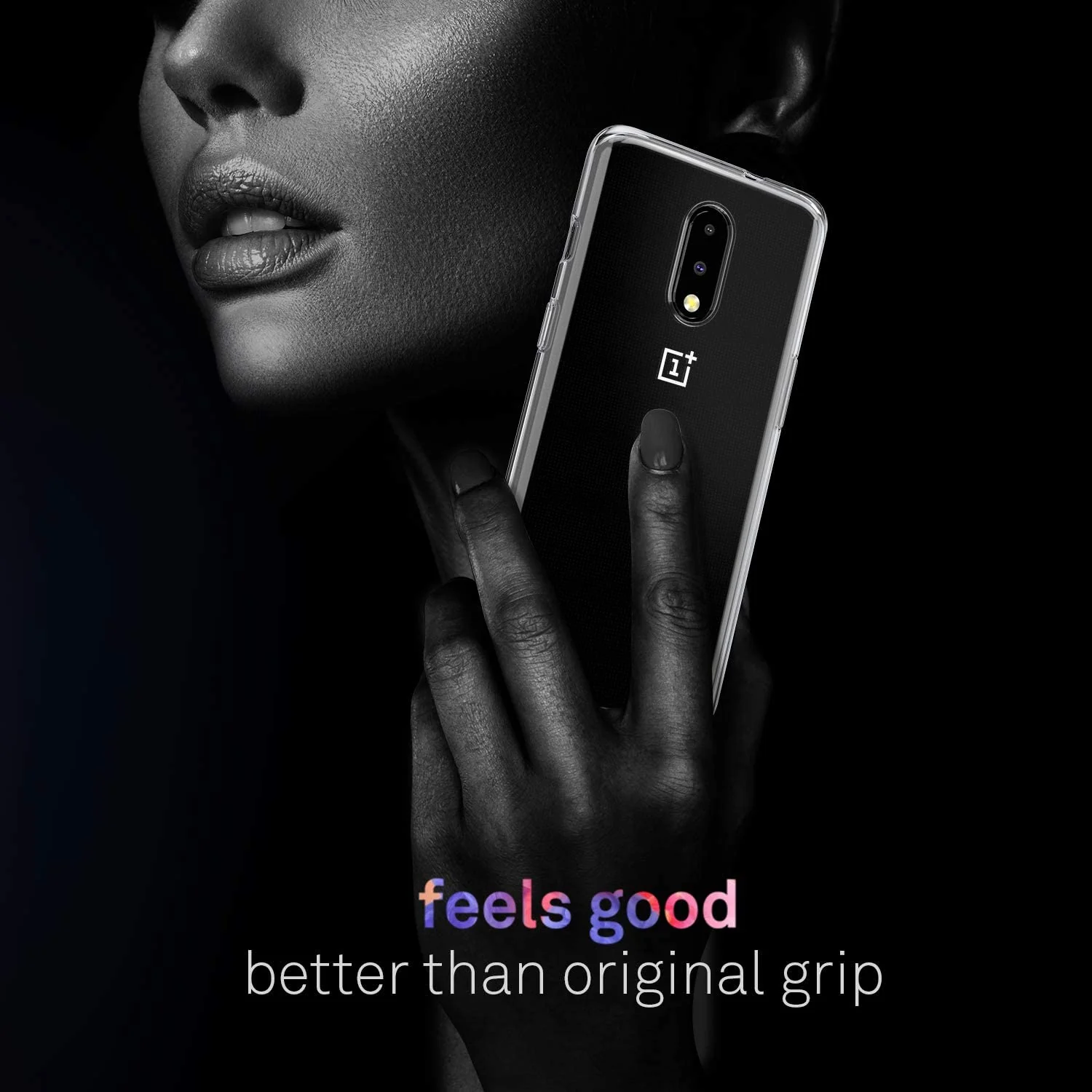 DL3 Mobilak Case Compatible with OnePlus 7 / OnePlus 6T Case Crystal Soft TPU Gel Case Flexible Silicone Anti-Scratch Camera Protection TPU Cover - Clear