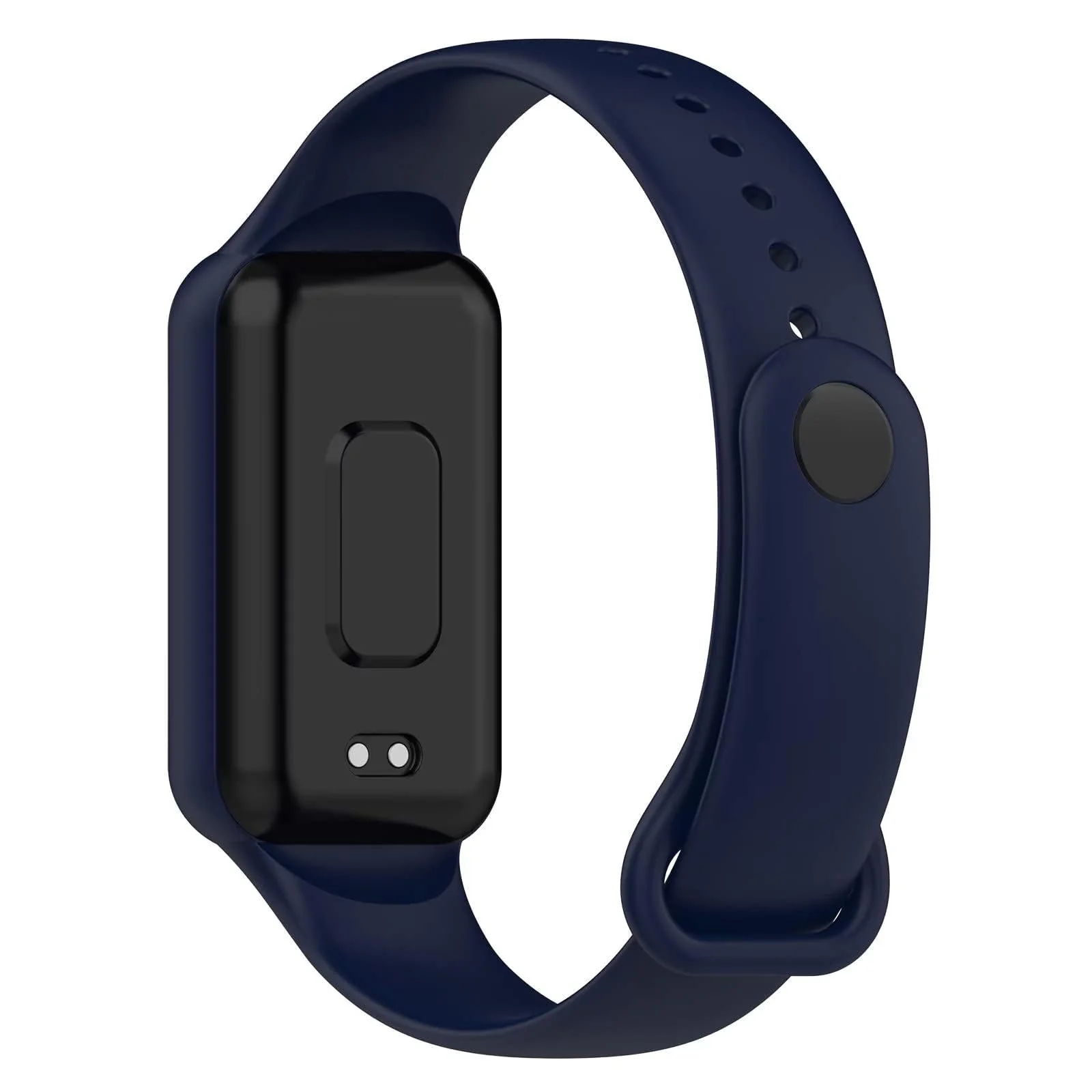 DL3 Mobilak Sport Band Compatible With Amazfit Band 7 Fitness Tracker Replacement Strap Soft Silicone Wristband Bracelet For Amazfit Band7 - Navy Blue